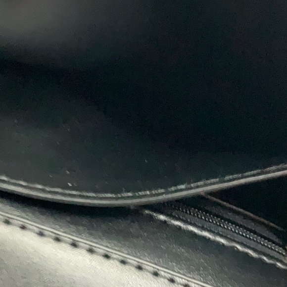 TORY BURCH AUTHENTIC BLACK QUILTED LEATHER ALEXA HANDBAG - Picture 4 of 6